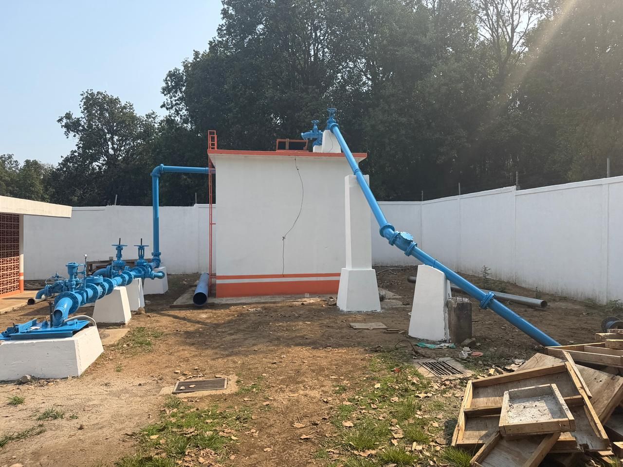 Rebombeo municipal terminado en Ocuilán